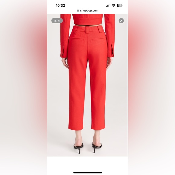 NWT ALC Foster red pants 2 - Picture 5 of 9